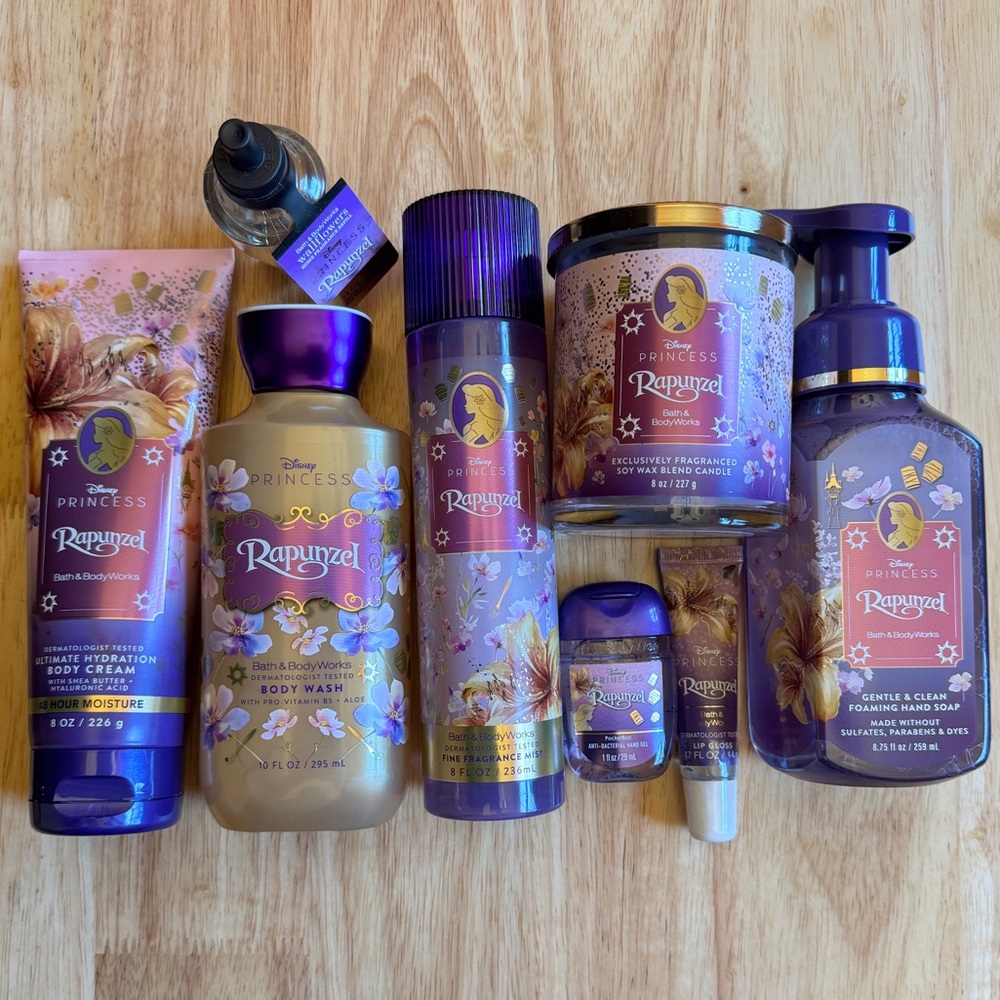 Bath & Body Works Disney Princess Rapunzel Curated 8Piece Set